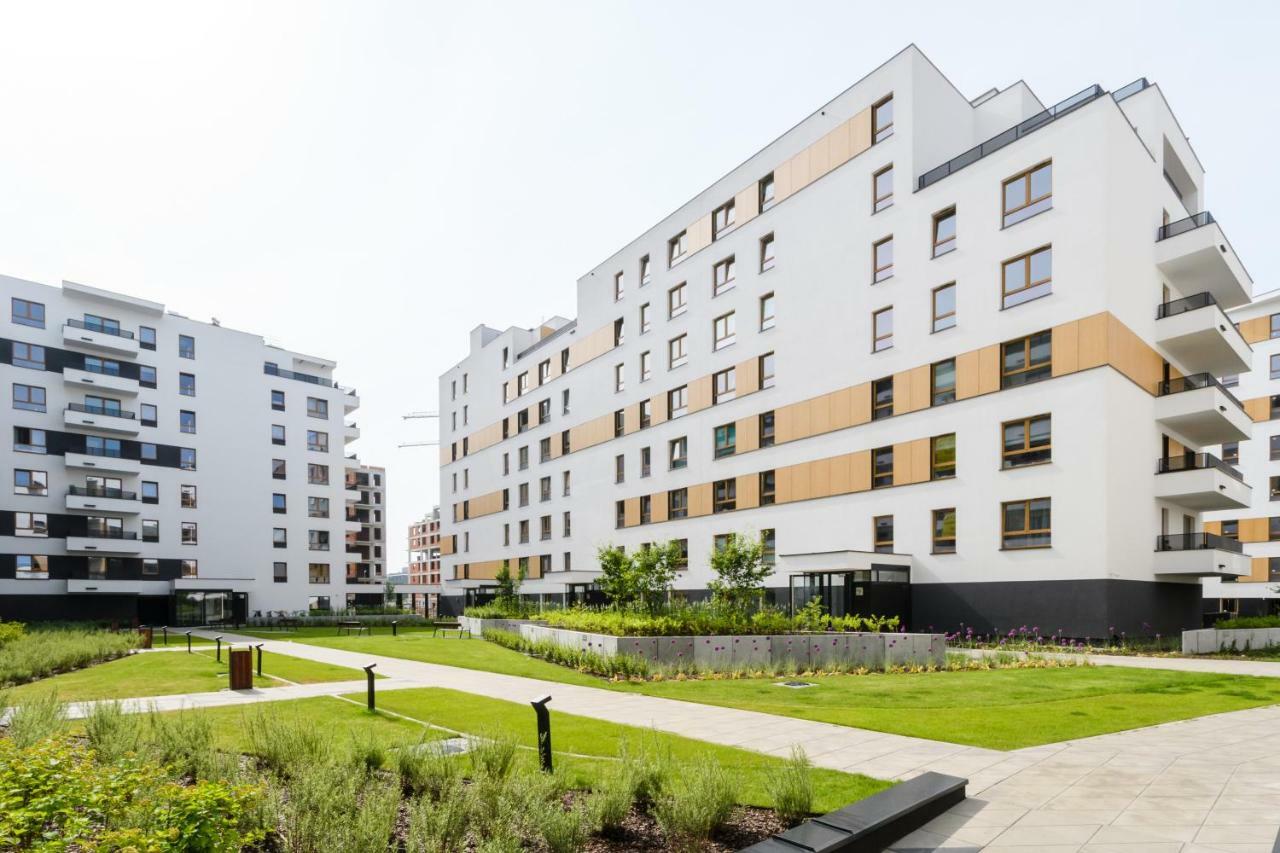 M&R Apartament Airport&Business Deluxe Cybernetyki 17 - Underground Garage - Free Wifi - Netflix - Air Conditioning - Self Check-In, Close By Chopin Airport Varsovie Extérieur photo